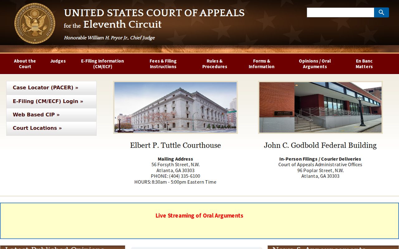 Geneva County federal appellate case search at the Eleventh Circuit