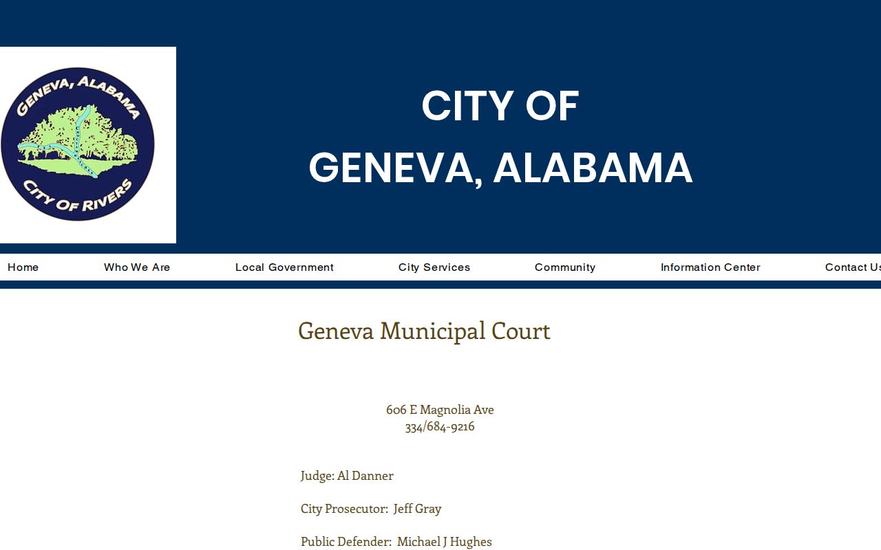 Geneva Municipal Court docket information