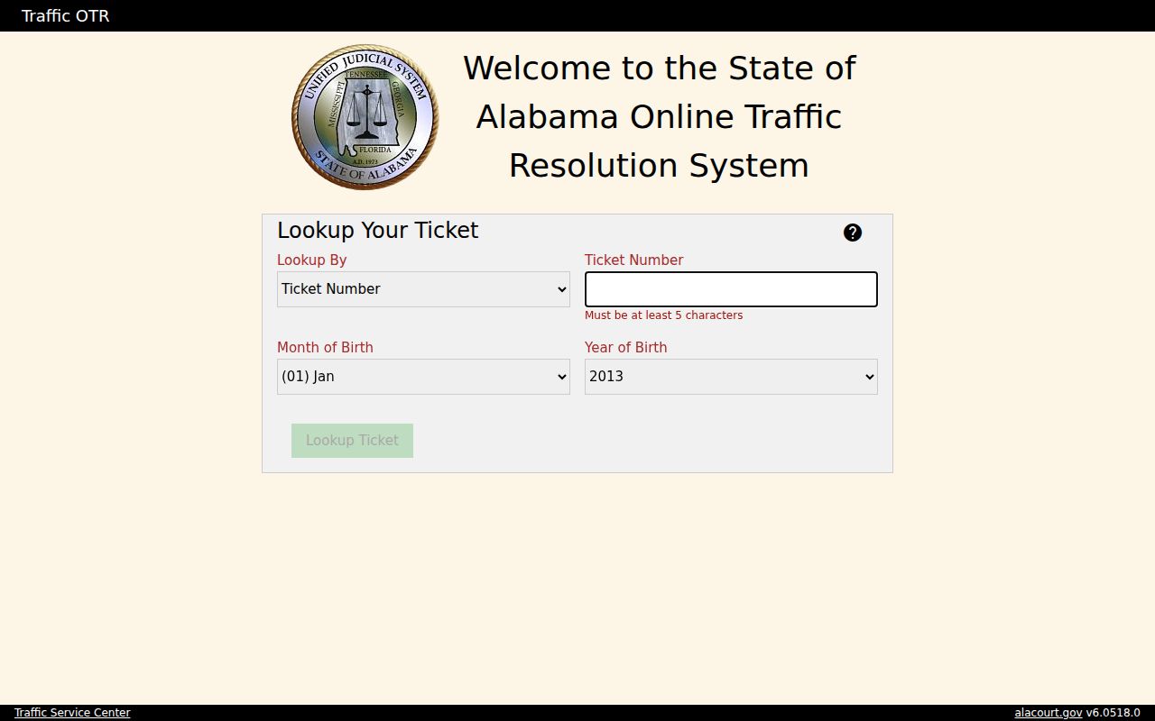 Geneva County traffic court records through Online Traffic Resolution